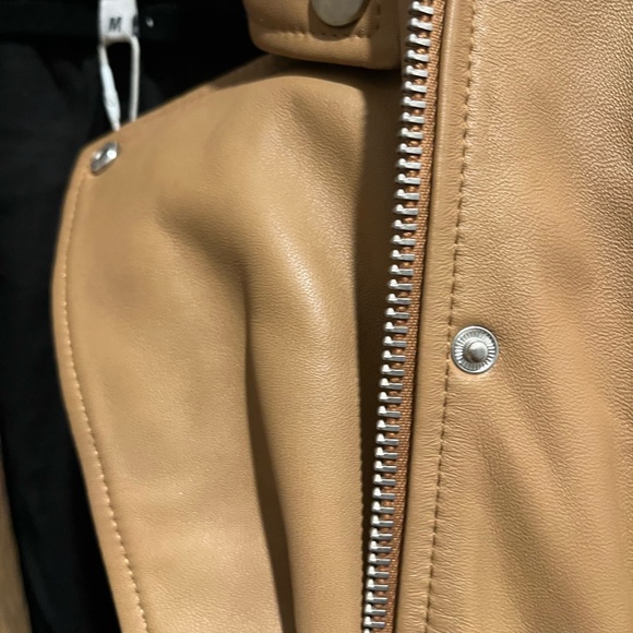 Walter Baker Leather Moto Jacket. Size M. - Picture 3 of 6